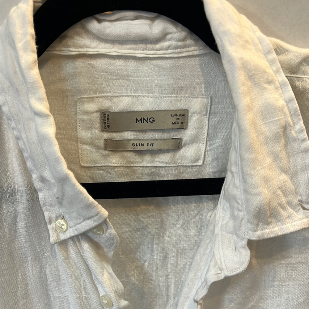MNG Slim Fit White Shirt